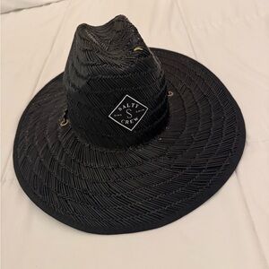 Salty Crew Black Woven Hat